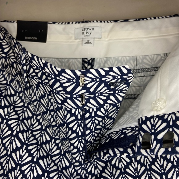 Crown & Ivy Petite Patterned Slacks - Picture 6 of 9